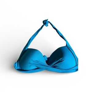 Jets jetset twist front halter bikini blue 8